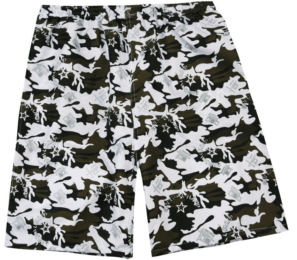 Street pattern quick-drying casual beach pants