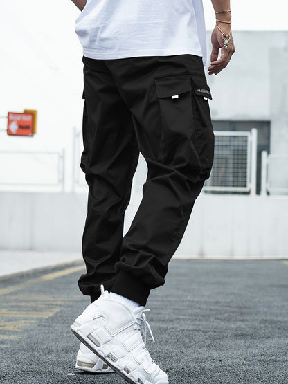 Oversized Cargo Multi-pocket Men's Casual Pants